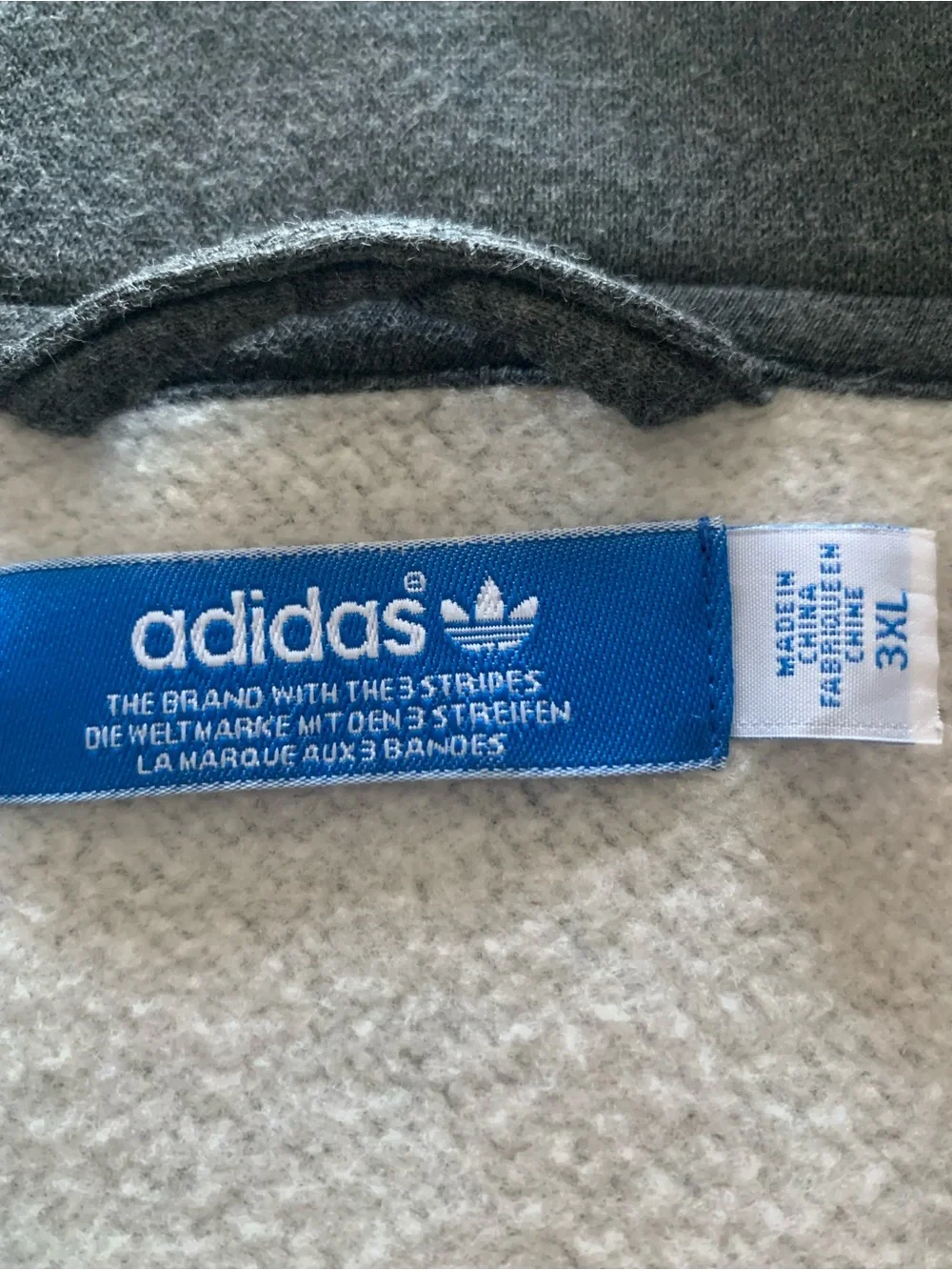 Y2K adidas Gray Jacket with Neon Green Logo & Trim